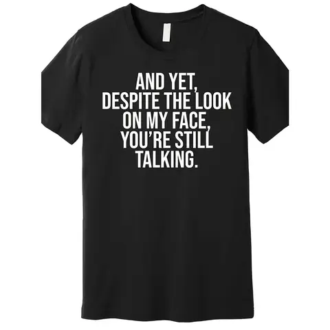 Men's 100% Cotton Classic Fit Round Neck Short Sleeve Graphic Tee - Athletic Menswear Streetwear Top with Direct Print, No Peeling, Sarcastic Quote, Funny Gifts Christmas Item