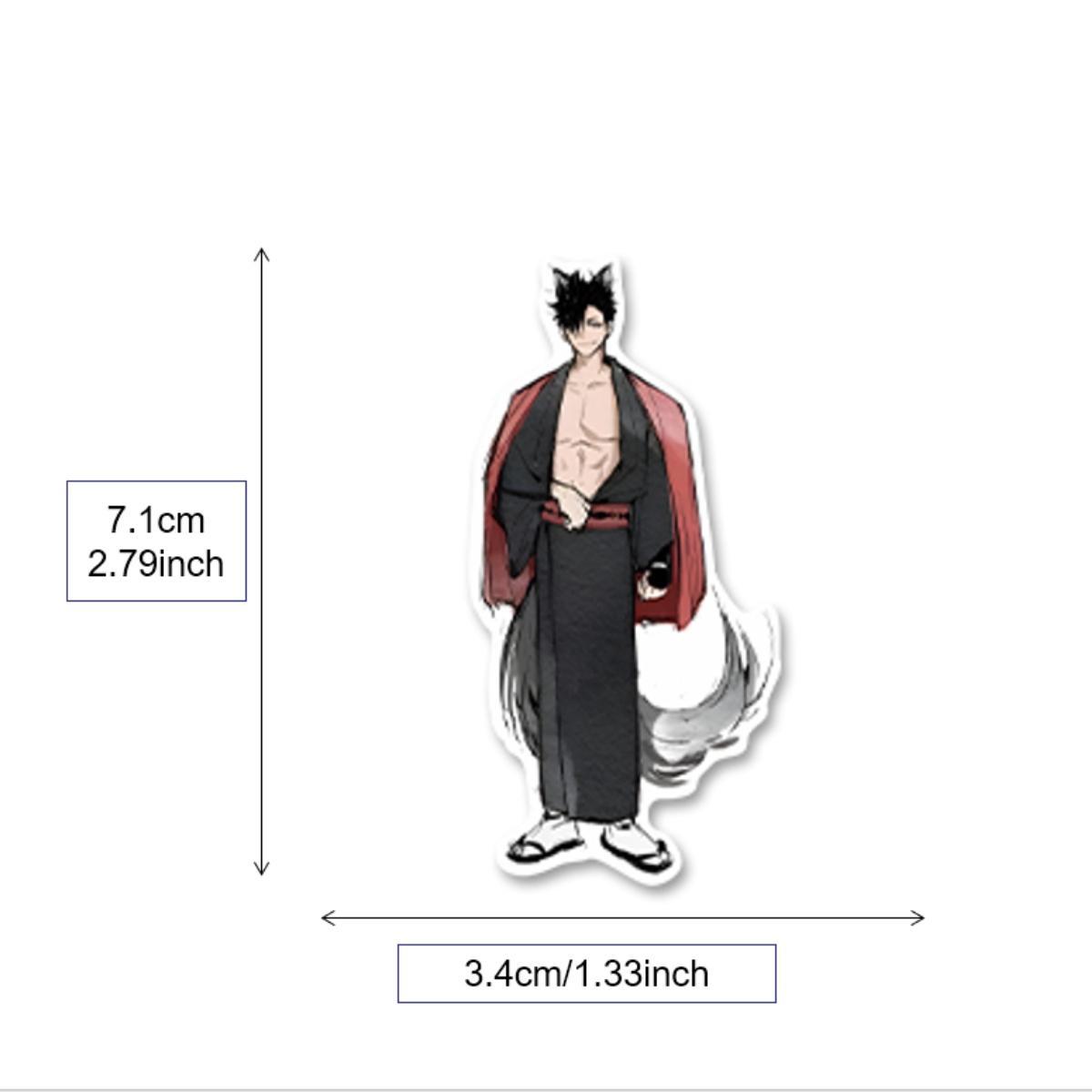 Anime Character Pattern Sticker, 48pcs/set Waterproof Self Adhesive Decor Paper, DIY Sticker for Gift Greeting Card Water Bottle Laptop Phone