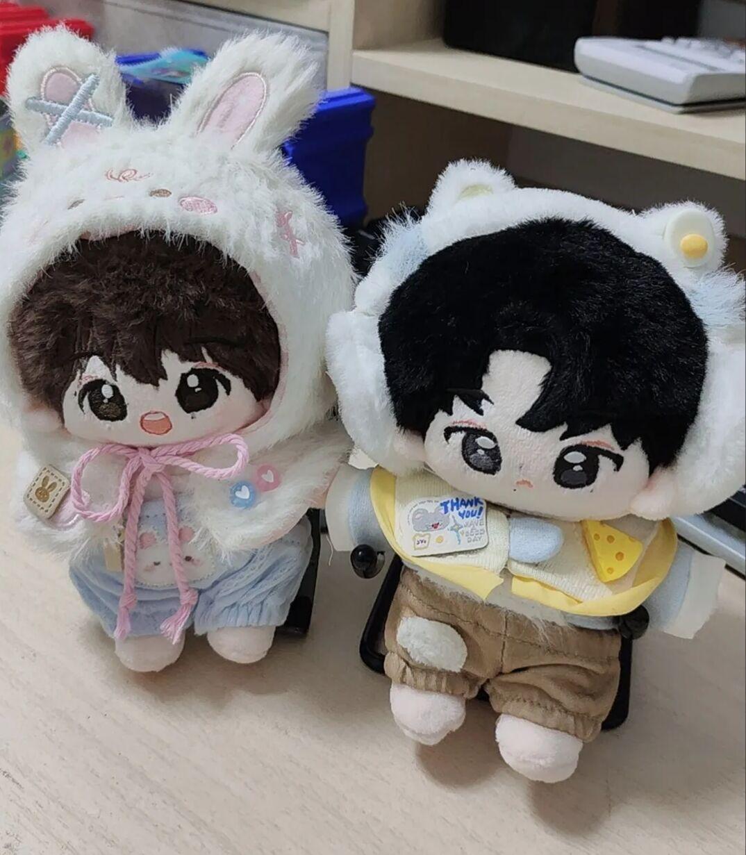 10cm BL TV Revenged Love Zi Yu Tian Xuning Cute Ear Plush Doll Cosplay Dress-up Clothes Cotton Pendant Fans Birthday Xmas Gifts