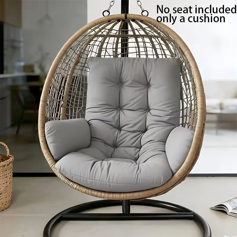 Comfortable Armrest Swing Chair Pad, Indoor/outdoor Seat Cushion, Soft Padding for Porch, Garden, Patio Furniture, Modern Style, Outdoor Mat