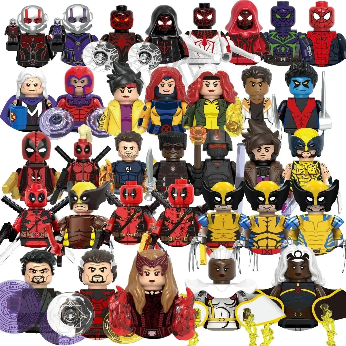 Superhero Collecting hobby toys block toys Spider-Man Deadpool Mini building blocks holiday gift brick toys