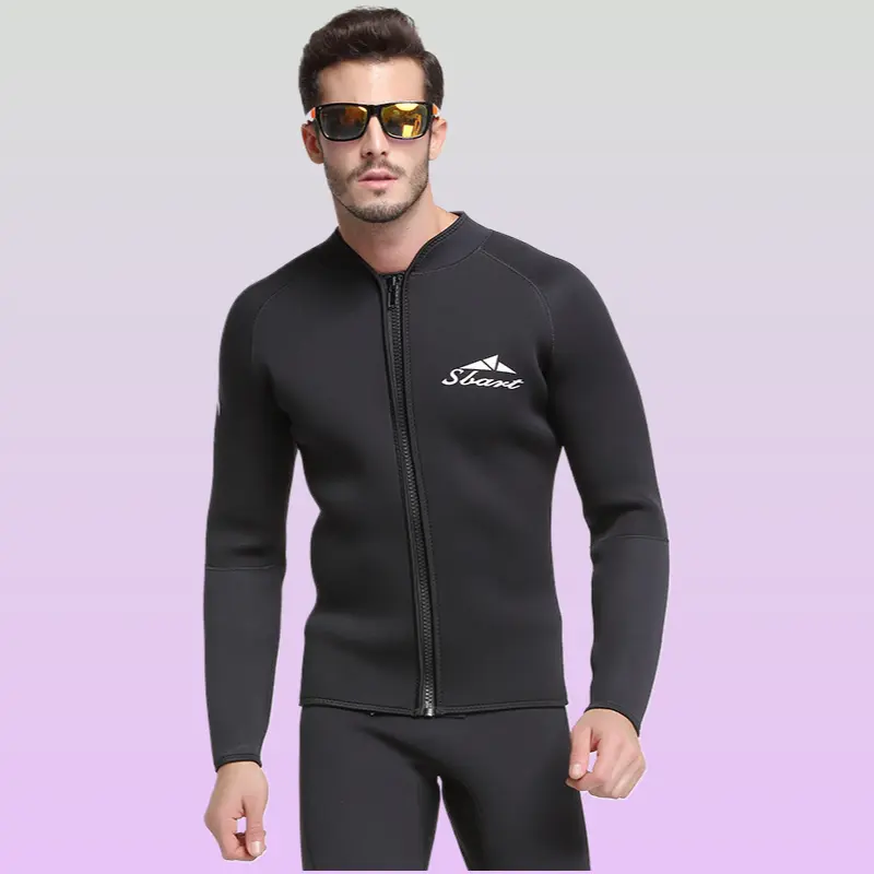1.5mm Men Wetsuit Warm Surf Suit Long Sleeve Wet Suit Anti-Jelly Cold Proof Diving Swimwear Set