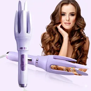 Automatic curling stick Lazy curling tool  Electric rotary curler large curling without damaging hair 32mm Comfort Hair Curler Automatic Hair Curler Automatic Curling Iron with 4 Temperatures