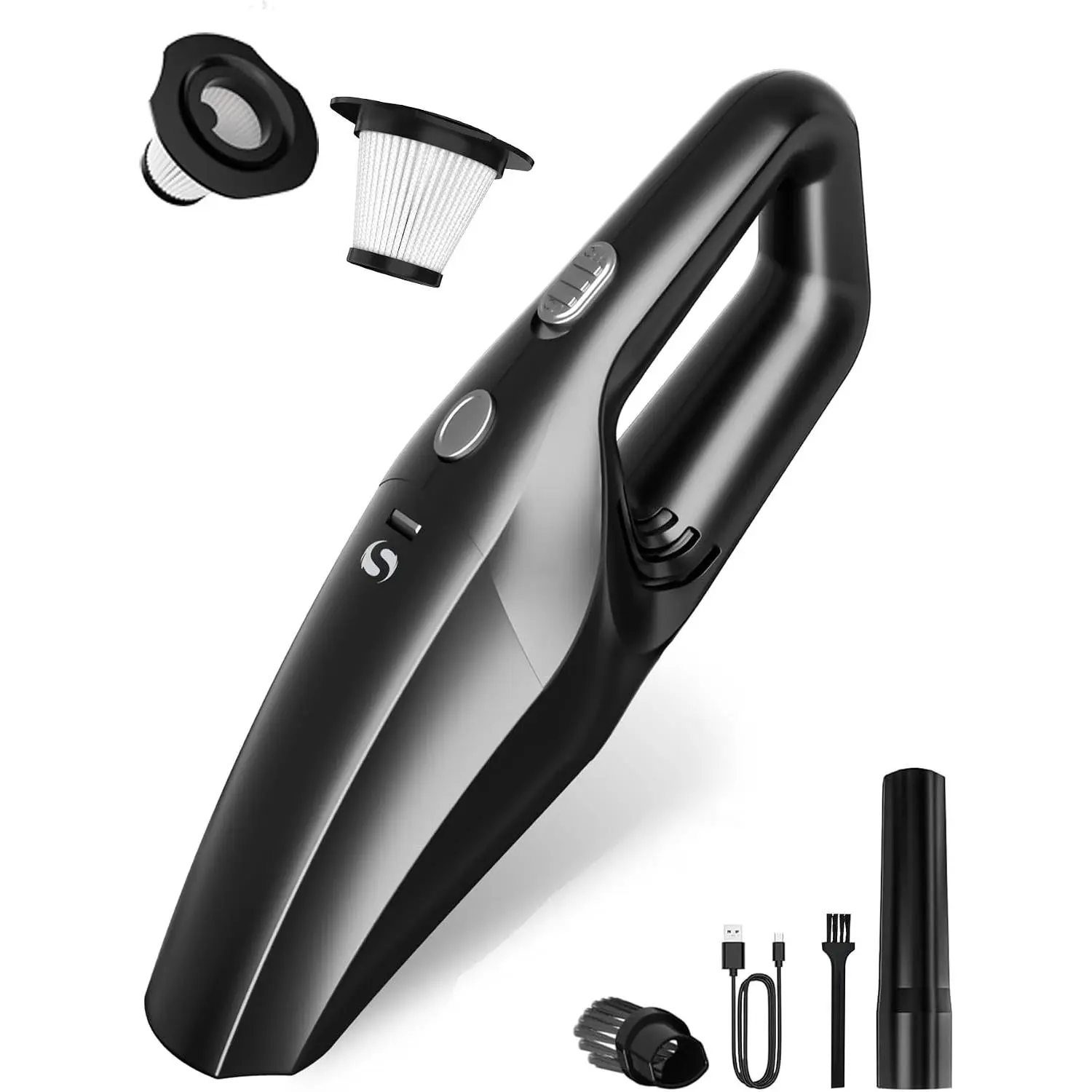 Handheld Vacuum Cordless,  Vacuums  with Rechargeable , Portable Hand Held Vacuum Cordless with Washable HEPA Filter, Mini Vacuums Kit for Men and Women