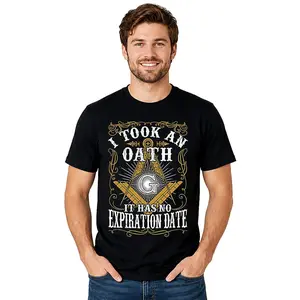 Oath Commitment Shirt, Men's Everyday Cotton T-Shirt, Pure Cotton, And Comfortable, Perfect For Running Errands, Lounging, Or Outdoor Fun