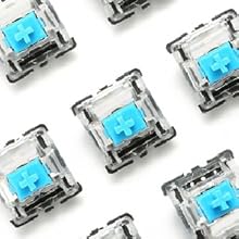 Typewriter Style Mechanical Gaming Keyboard RGB Backlit Wired with Blue Switch Retro Round Keycap 104 Keys Keyboard (R-White)