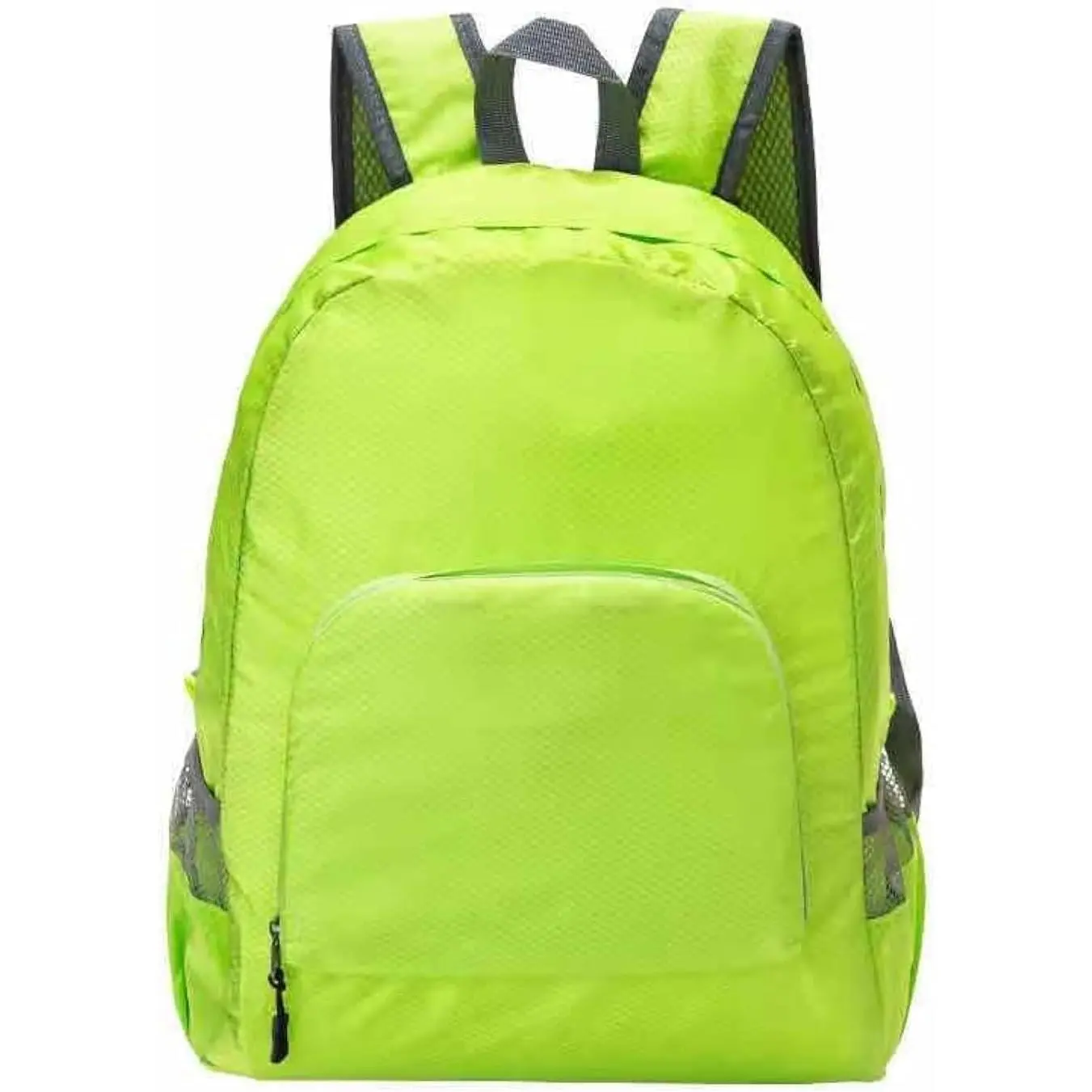 Lightweight foldable backpack outdoor mountaineering bag travel backpack bag Green