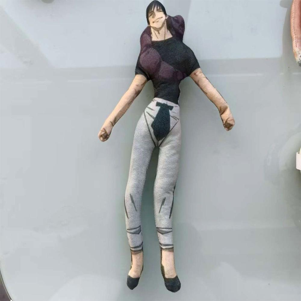 Anime JJK Plush Gojo Satoru Plushies Dolls Fushigura Megumi Slender Twistable Shape Stuffed Toys Abstract Festivals Gifts 28cm