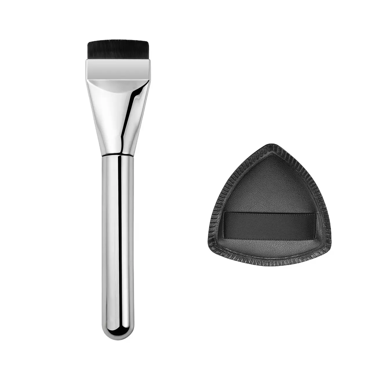 Flat Head Foundation Brush, Traceless Powder Brush, Soft Airbrush Sponge, Dry Wet Use, Pineapple Makeup Pad, Ultra-Soft Cushion Powder, Make Up Tools
