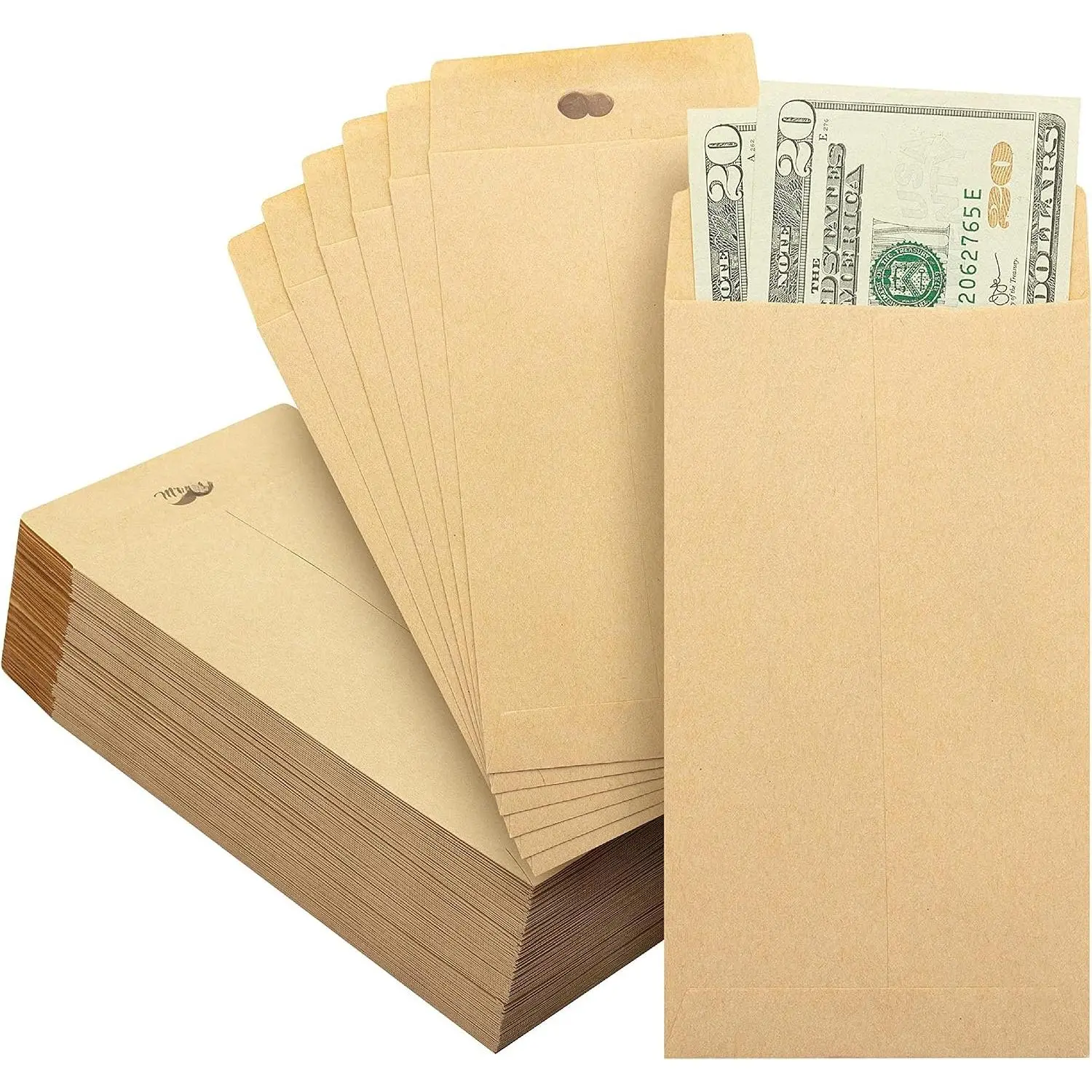 -  Envelopes for , 6.5" x 3.5", 100 Pack,  Paper | Self-Adhesive Bulk  Envelopes for Budgeting,  and  Saving, Check, Budget, Small Item Organizing