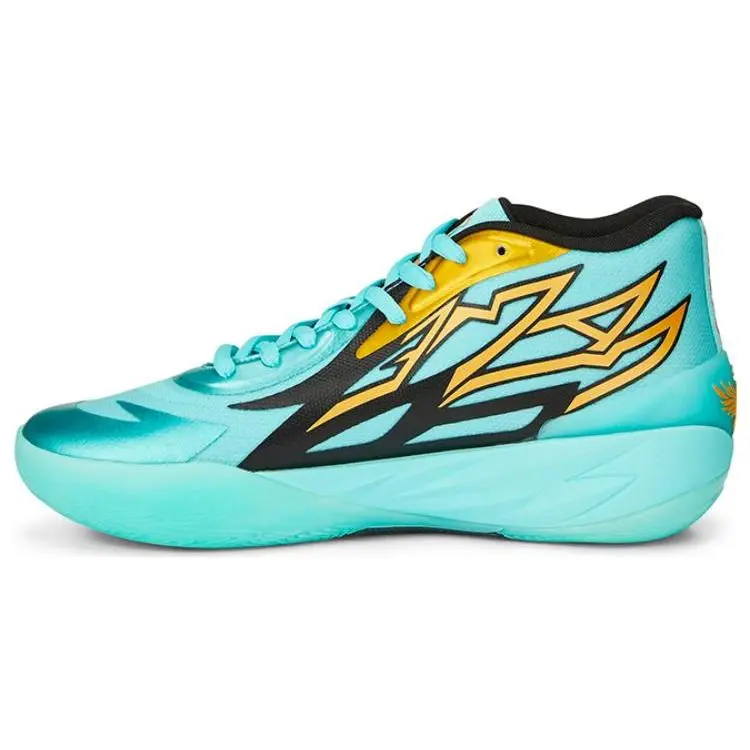 PUMA MB.02 Honeycomb Lamelo Ball 2 Basketball Shoes for Men and Women – Stylish, Non-Slip, Durable, Mid-Top Verifiable, with credentials and supporting global authentication