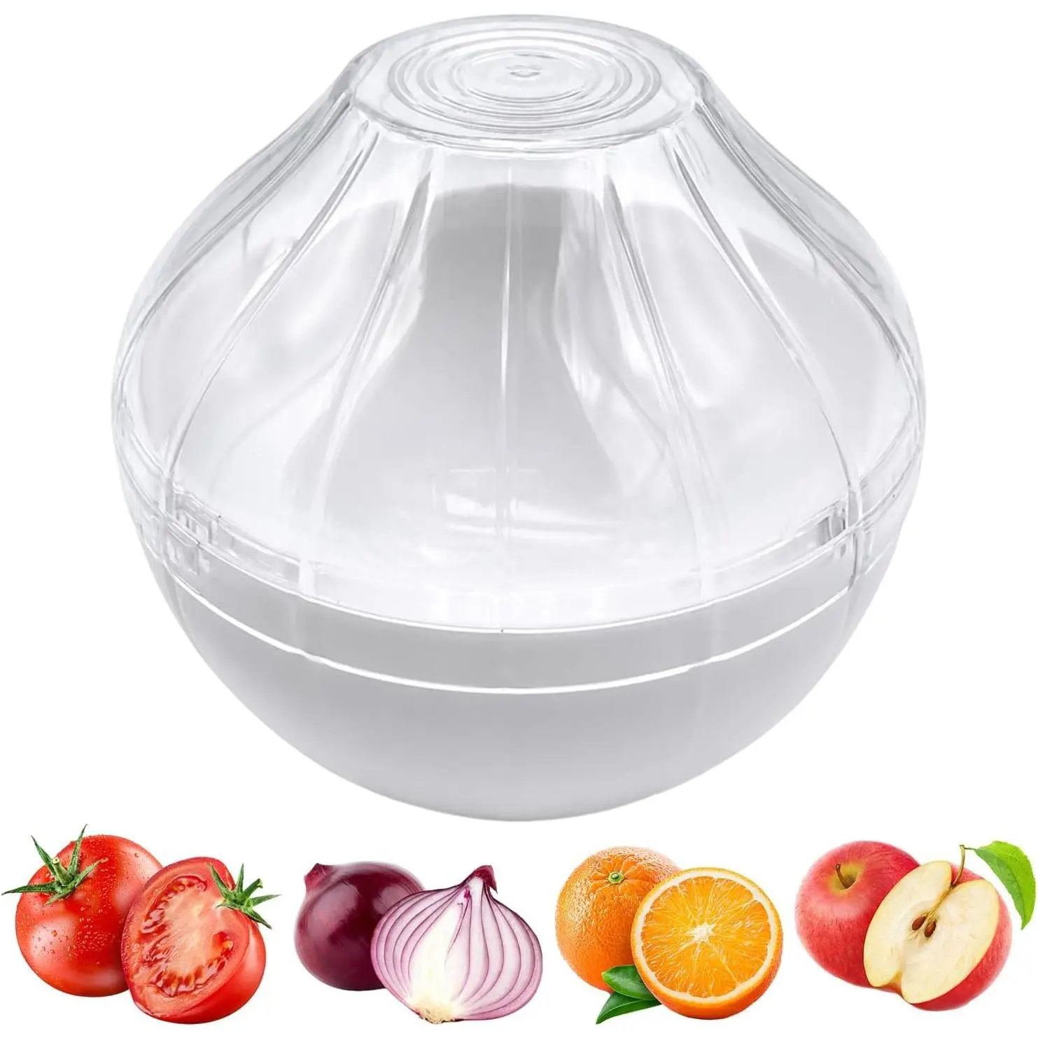 Onion Storage Containers Reusable Onion Keeper Onions Saver Keeper Fruit and Vegetable Storage Holder for Fridge