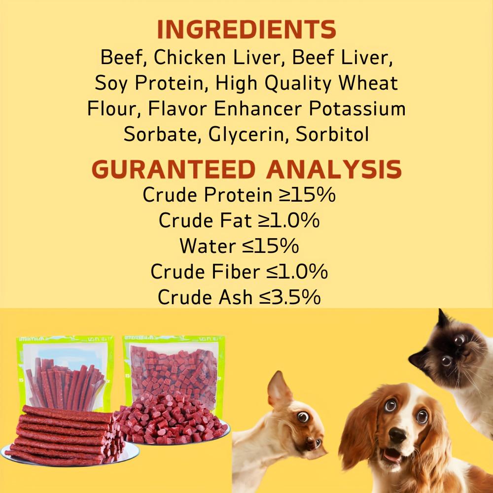 7.05oz/14.11oz(200g/400g) Beef Stick/Cube, All Natural Ingredients, Natural Dog Treats, Healthy, Easily Digestible, Dog Chews Long Lasting, And High Protein, Low Fat, Perfect Training Reward Snack For Small, Medium and Large Dogs 7.05oz/14.11oz(200g/400g) Beef Stick/Cube, All Natural Ingredients, Natural Dog Treats, Healthy, Easily Digestible, Dog Chews Long Lasting, And High Protein, Low Fat, Perfect Training Reward Snack For Small, Medium and Large Dogs