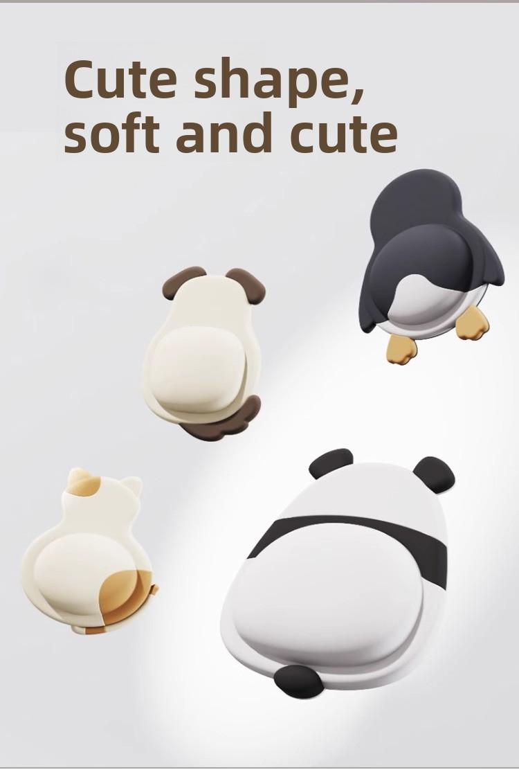 Silicone Door Stopper Bumper Stickers, Self Adhesive Door Handle Crash Pads, Soundproof Anti-Collision Dots for Wall, Refrigerator & Furniture, Quiet Protector to Prevent Scratches & Damage at Home