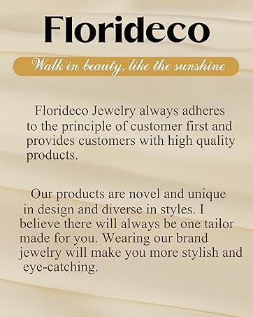 Florideco Tropical Glam Fake Nose Ring Breezy Summer Hoop Clip-On  CZ Dangle Non-Piercing Nose Ring for Women & Men, Cartilage & Tragus Jewelry