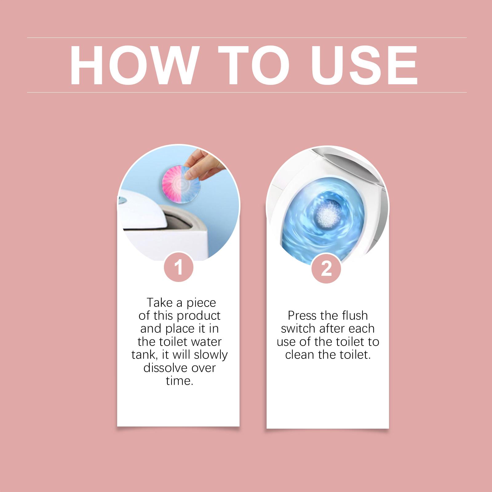 Toilet cleaning block for bathroom, removes urine stains and dirt, eliminates odors, and leaves a fresh scent