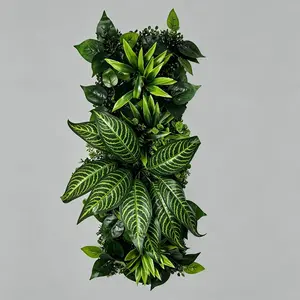 1pcs 25x75cm Artificial Plants Grass Wall Panel Lawn Faux Fake Grass Moss Suitable for Outdoor Indoor Garden Wedding Decoration