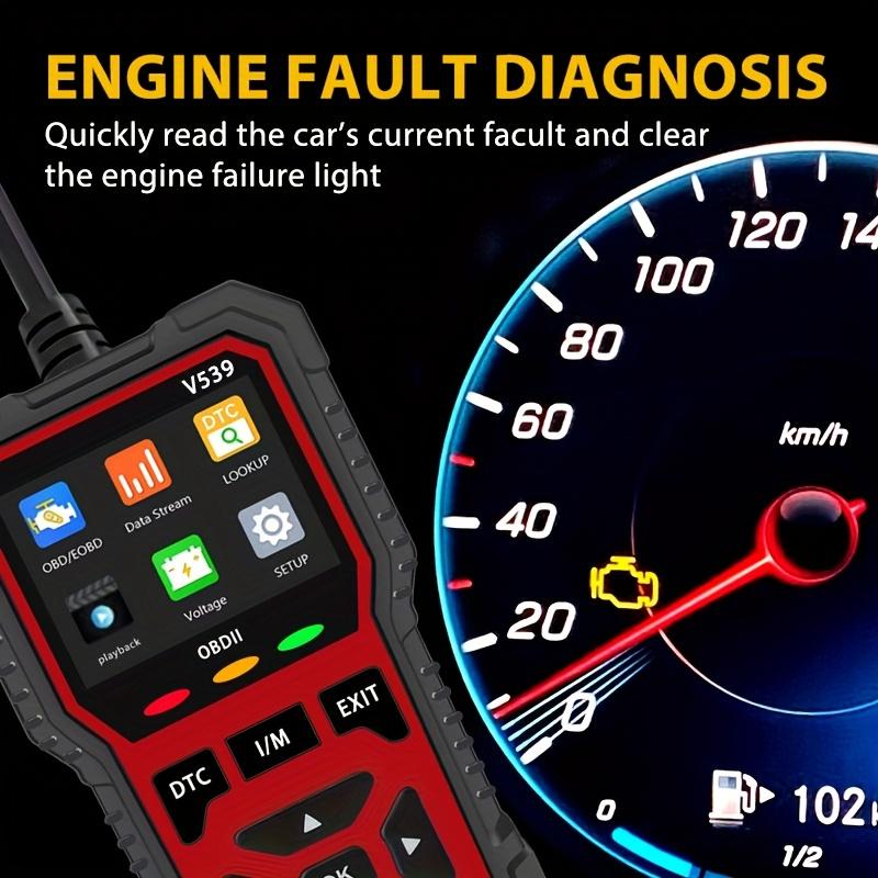 2025 New Model Car Code Reader V539, OBD2 Scanner, Supports 16 Working Modes and 35901 Fault Code Diagnostics