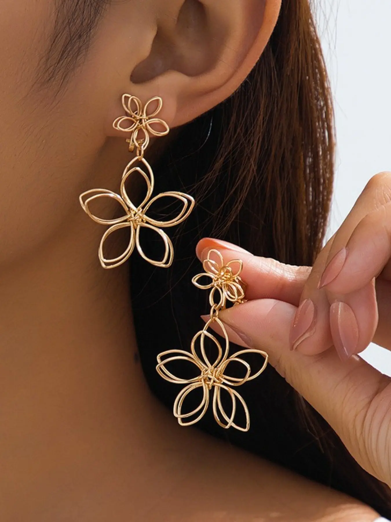 「Elegant Bohemian Flower Earrings, Perfect for Any Occasion, Ideal Gift for Loved Ones🎁, Stylish and Versatile Jewelry」