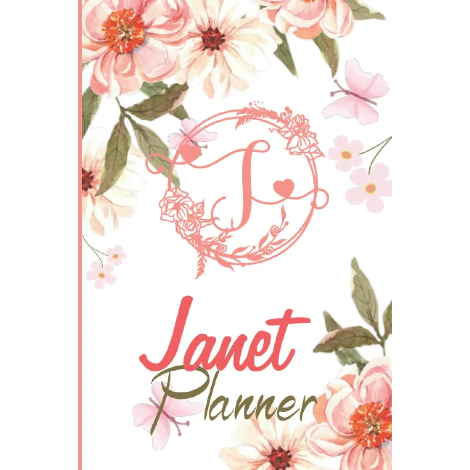 Janet Name Planner | Customized Notebook planner | Customised  for Janet: Weekly & Monthly Planner With Notebook Journal | Password Log | Phone ... | Party Planner |   Idea For Janet - Paperback