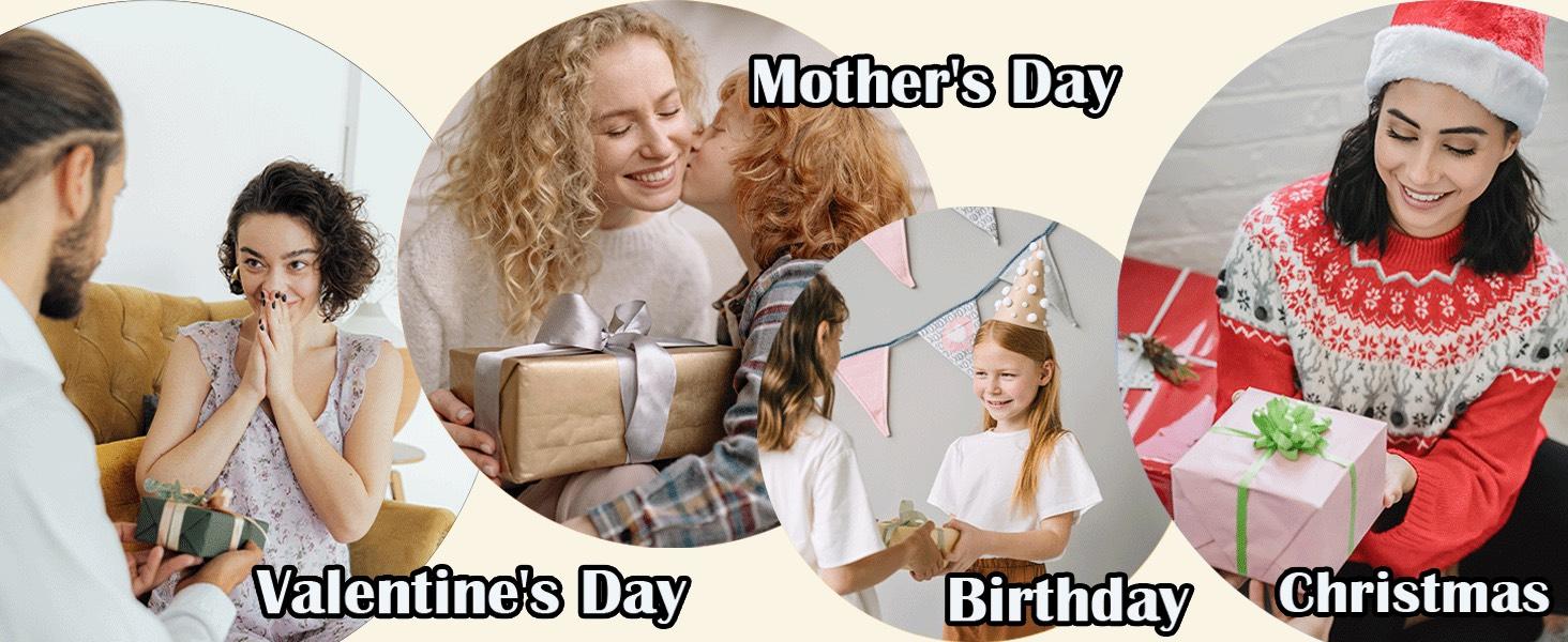 Stained Glass Window Hanging, Lily of the Valley Flower Sun Catchers Colorful Glass Panel Green Plants Suncatcher Decor for Birthday for Women,Men,Wife, Lovers, and Mom 6.3 in