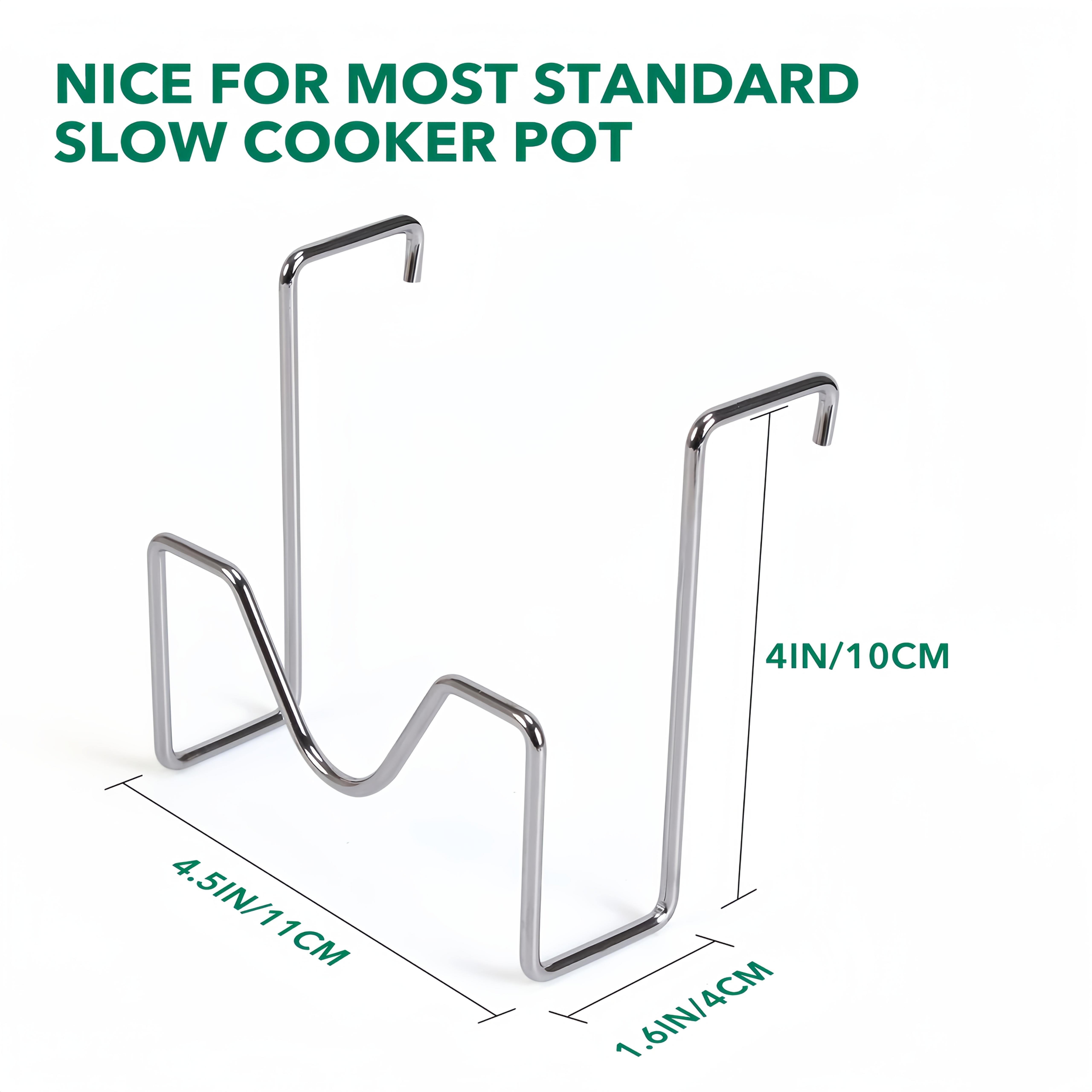 Stainless Steel Pot Lid Holder - Space-Saving Kitchen Organizer for Pots, Pans & Utensils