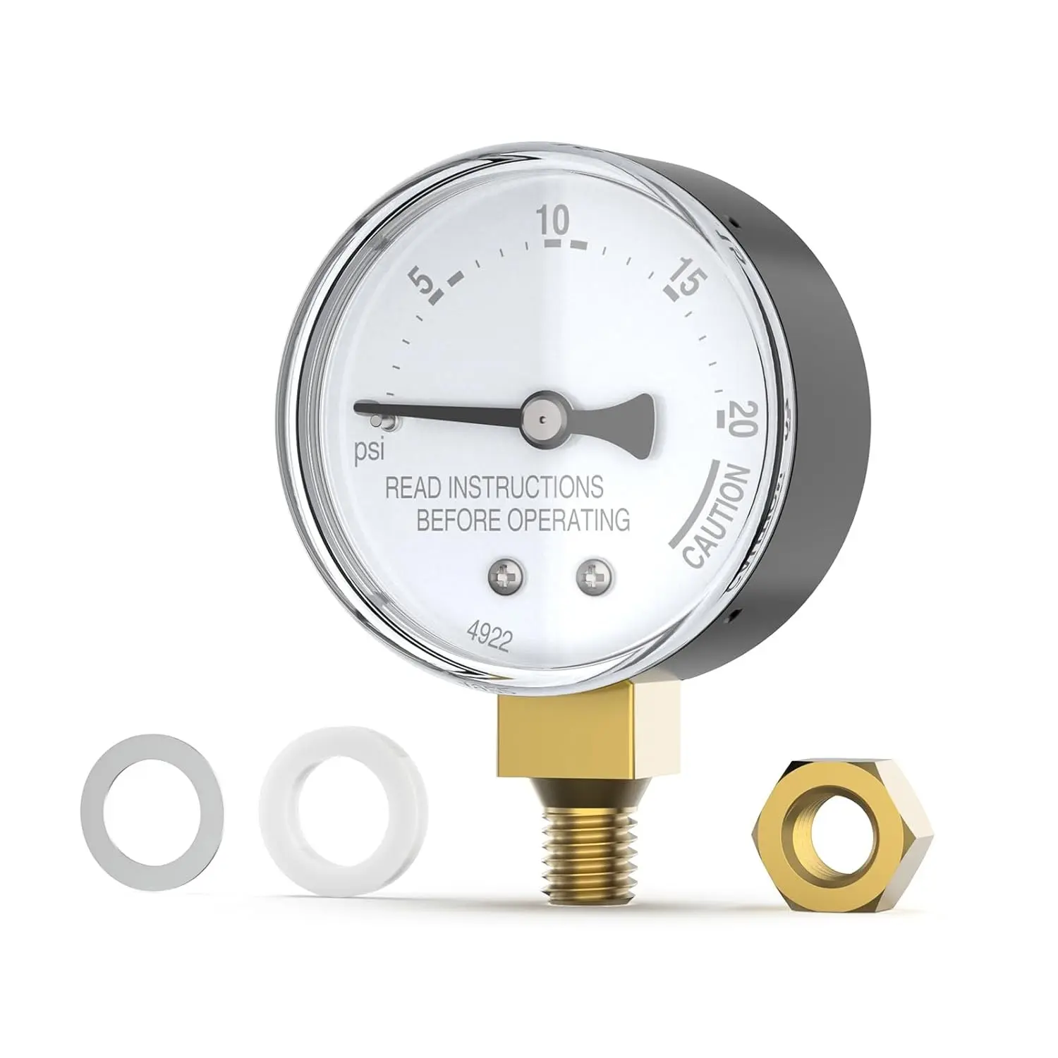 Presto Pressure Canner Steam Gauge Replacement Parts, Calibrated Dial Canning Aid, Corrosion-Resist Fit for Various Presto Pressure Cooker Models (Home Supplies)