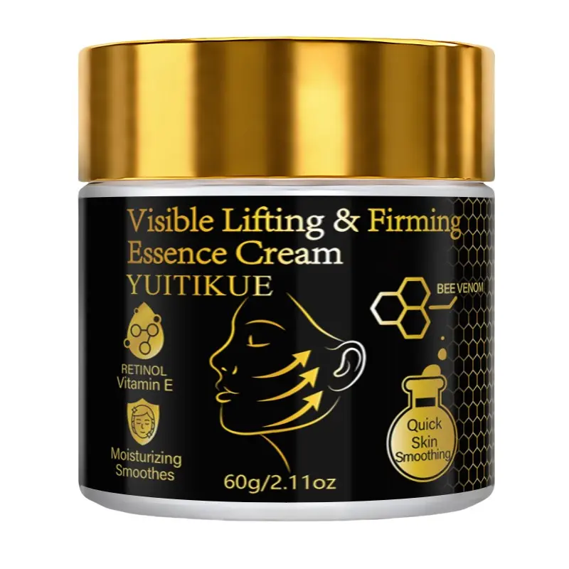 Yuitikue Bee Venom Retinol Vitamin E Firming Serum Cream, Lifts and Smooths Skin, Deep Hydration Anti-Wrinkle Nourishing Face Care