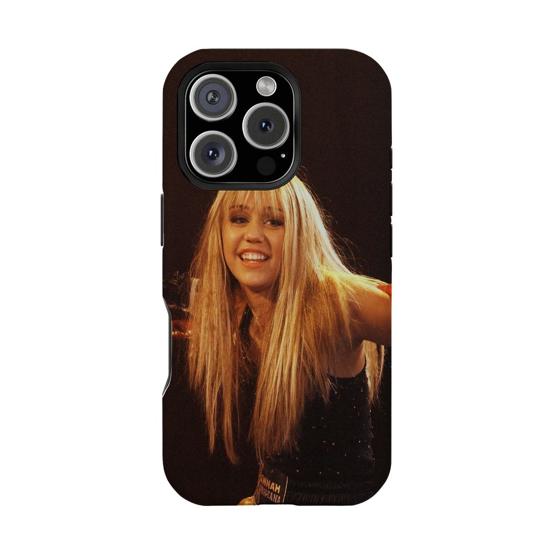 Hannah Montana Double-layer durable phone Cases For iPhone 17 16 15 14 13 12 Promax Pro Plus, hard shell protection ,Unique design,best Gift
