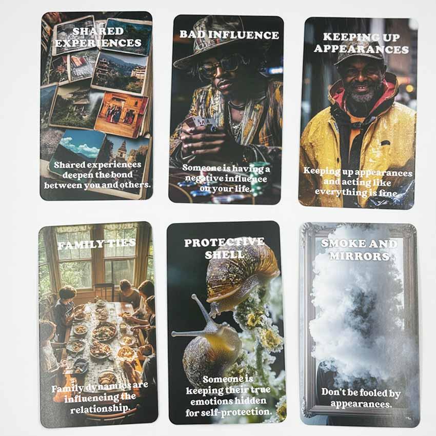 Spill Tea Oracle Card Game, 1 Box Card Game, Card Game for Adults, Funny Table Game for Family Gathering, Tarot Card Game