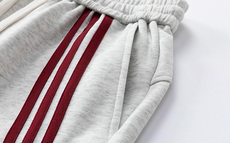 Men's Loose-Fit Streetwear Shorts - Casual Straight Fit, Color-Block Stripes, Drawstring, Pockets, Breathable Fabric Keeps You Cool, Activewear, Sportswear, American Streetwear Mens Bottoms
