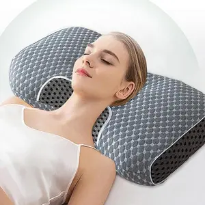 Contour Memory Foam Pillows for Sleeping, Neck & Back Stress Relief, Ergonomic Design for All Sleep Positions, Breathable & Washable Covers