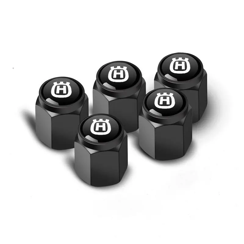 5PCS Metal Car Wheel Tire Valve Caps Air Stem Dust Cover For Husqvarna 701 SUPERMOTO & ENDURO Norden 901 Svartpilen VITPILEN 401 Auto Accessories