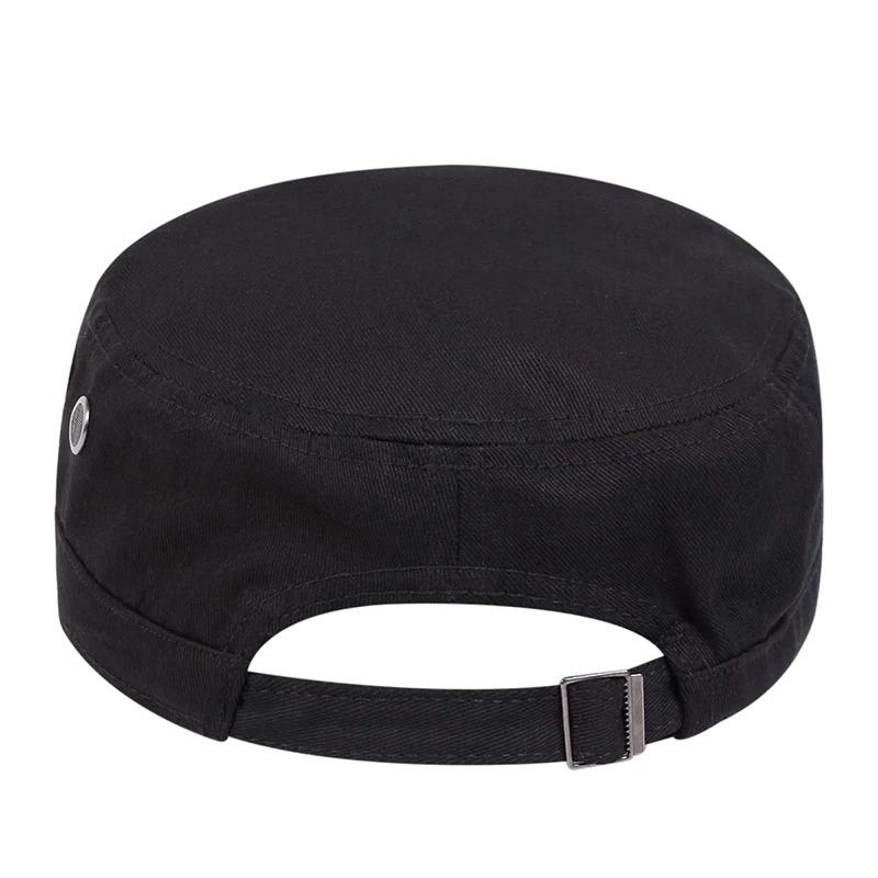 Unisex Camouflage With Pores Series Flat Top Baseball Caps Spring Autumn Sailor Hats Men Flat Top Captain Military Caps