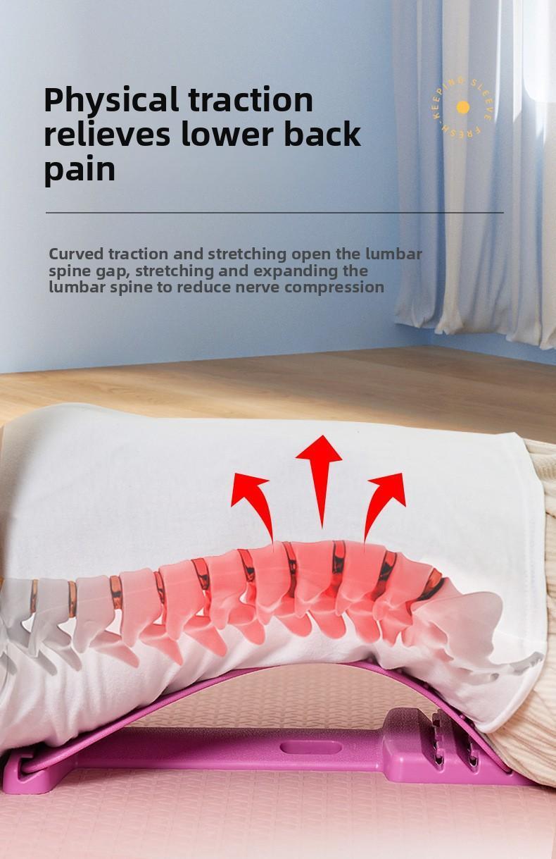 lumbar spine relaxer Back Yoga Shoulder Tight Spine Correction Waist Soothing Stretching Hunchback Relaxation Massager Waist Support Outdoor