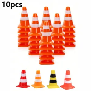 10 Mini Traffic Cones, Micro Traffic Cones, Mini Traffic Signs, Road Barriers, Football Small Traffic Cones, Sand Table, Engineering, Building, Role Play Games
