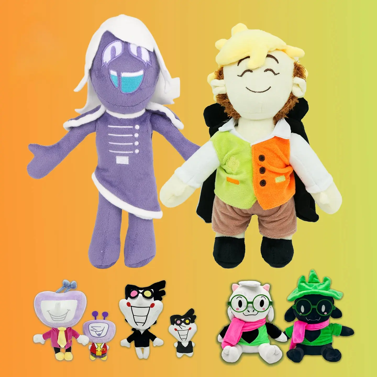 New Rouxls Kaard Plush Toy Cartoon Tenna Stuffed Doll Game Spamton Stuffed Toys Flowery Plushie Birthday Gifts