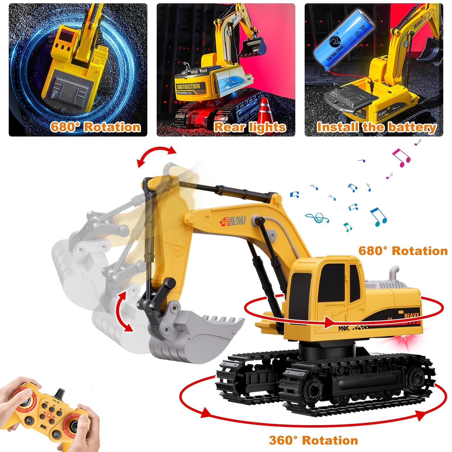 RC semi-trailer truck with trailer |   1:24 scale, metal structure, with sound and light features, 2.4Ghz remote control