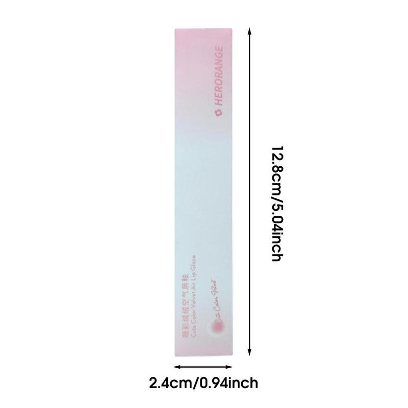 Compact Fur Ball Sponge Head Matte Lipstick for Music Festival Makeup, 1 Count Velvet Matt Finish Lip Gloss for Girls, Lip Moisturizer, Trending Makeup, Summer Makeup, Korean Makeup, 2000s Makeup