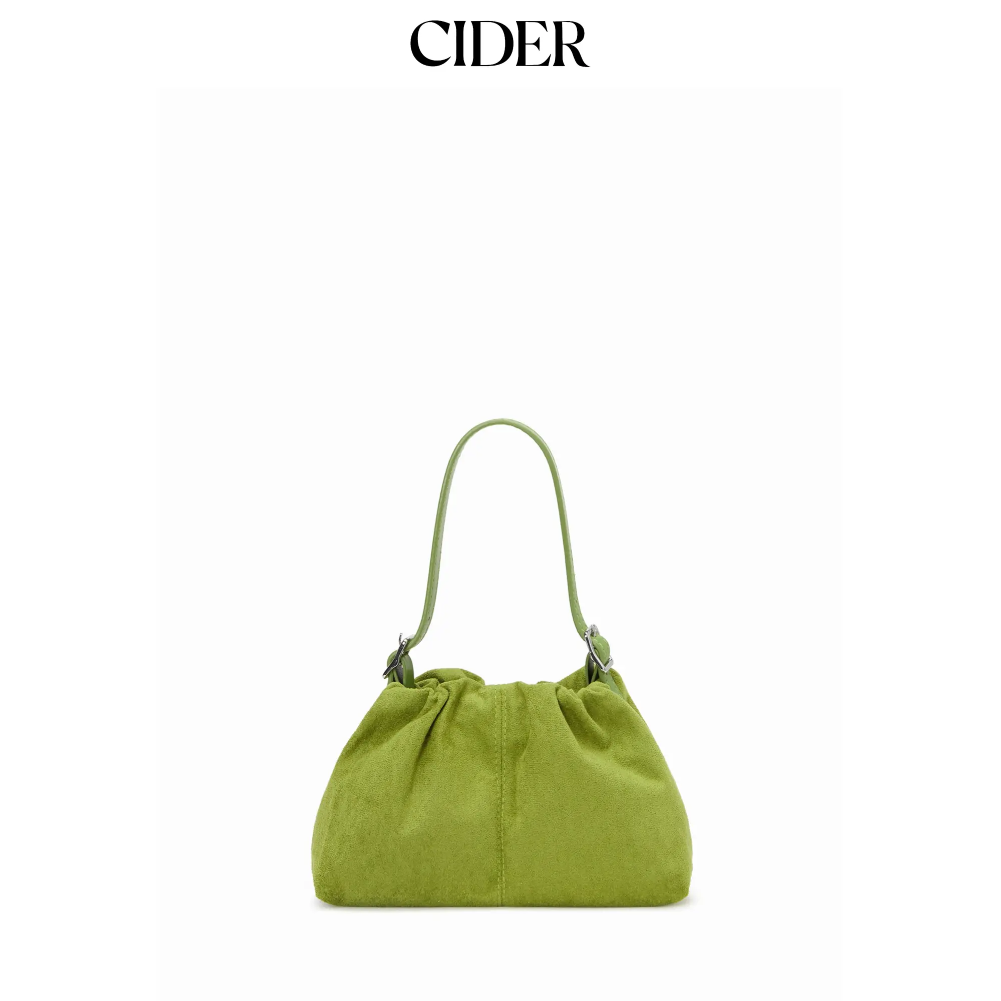 Cider RUCHED RUFFLE TRIM CROSSBODY BAG