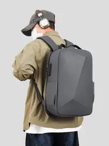 New Waterproof Backpack for Men, High-End Dual Shoulder Bag, Anti-Theft Hard Shell, Business Large Capacity Travel Bag