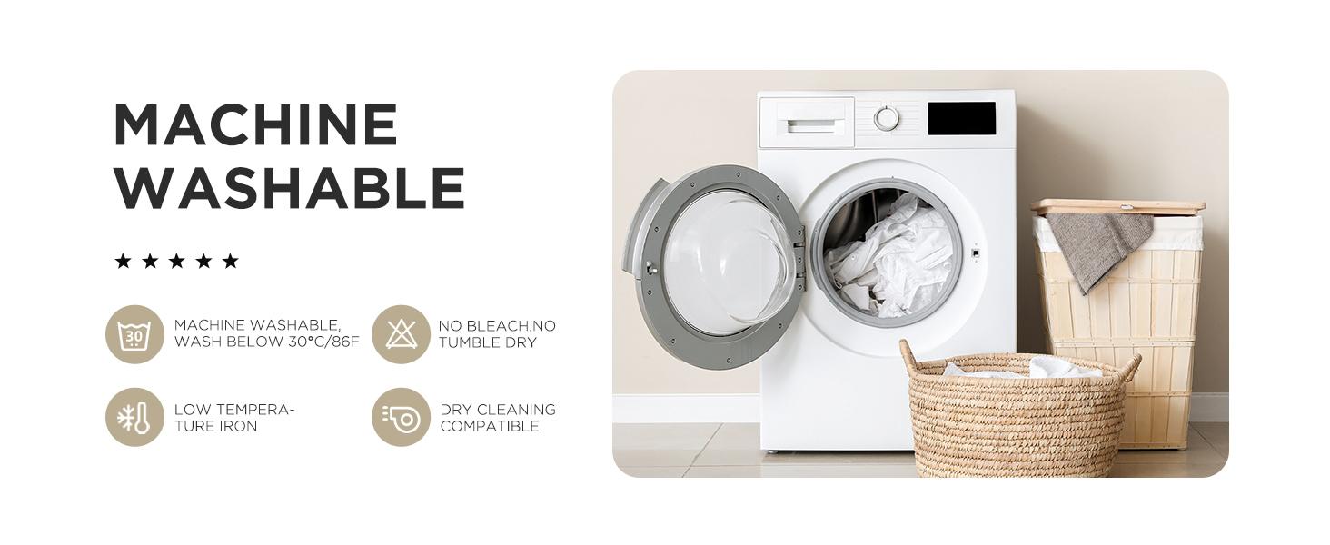 Nature Linen 100% Blackout Curtains 84 Inch Long 2 Panels, Thermal Insulated Room Darkening Drapes for Bedroom Living Room