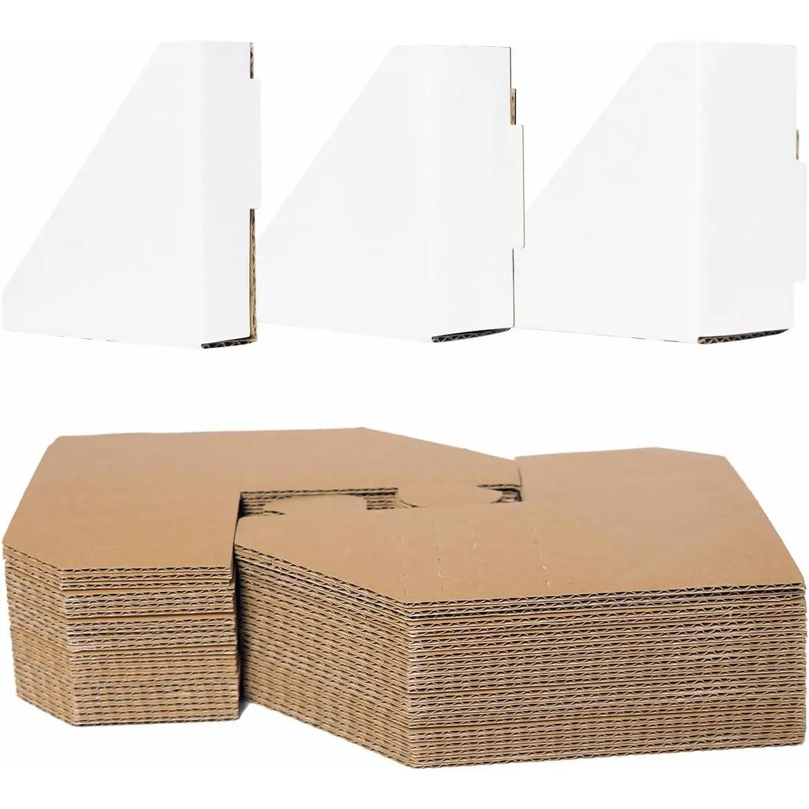 48 Pack Adjustable Picture Frame Cardboard Corner Protectors for Shipping, Packing or Moving Art - Pack of 120 - Fold 3 Ways to fit Frames from 0.5" - 1.5"