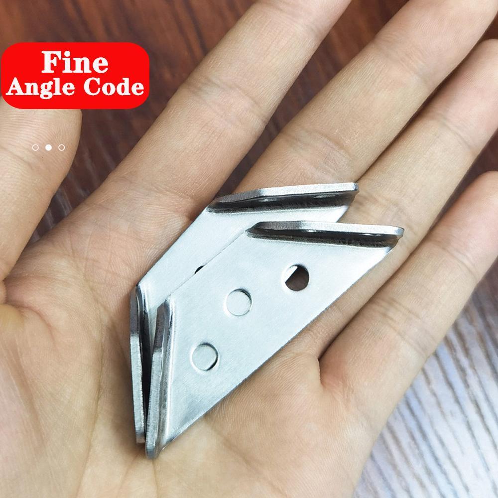 Stainless Steel Corner Bracket, Multi-function Corner Rack, Three Side Fixed Corner Rack, Cabinet Ladder Corner Rack, Laminate Rack, Furniture Connector, Hardware, Heavy Duty, Parts