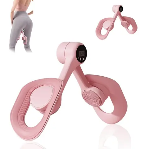 Silicone Strength Training Device - Leg & Core Focus Fitness & Toning Equipment for Home Gym, Pelvic Floor Strengthener