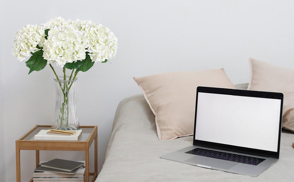 4PCS Real Blue Hydrangea Artificial Flowers 21'' Large Latex Fake Hydrangea Flowers Faux Hydrangea with Stem for Wedding Home Table Centerpieces Indoor Baby Shower Decorations (Blue) 4PCS Real Blue Hydrangea Artificial Flowers 21'' Large Latex Fake Hydrangea Flowers Faux Hydrangea with Stem for Wedding Home Table Centerpieces Indoor Baby Shower Decorations (Blue)