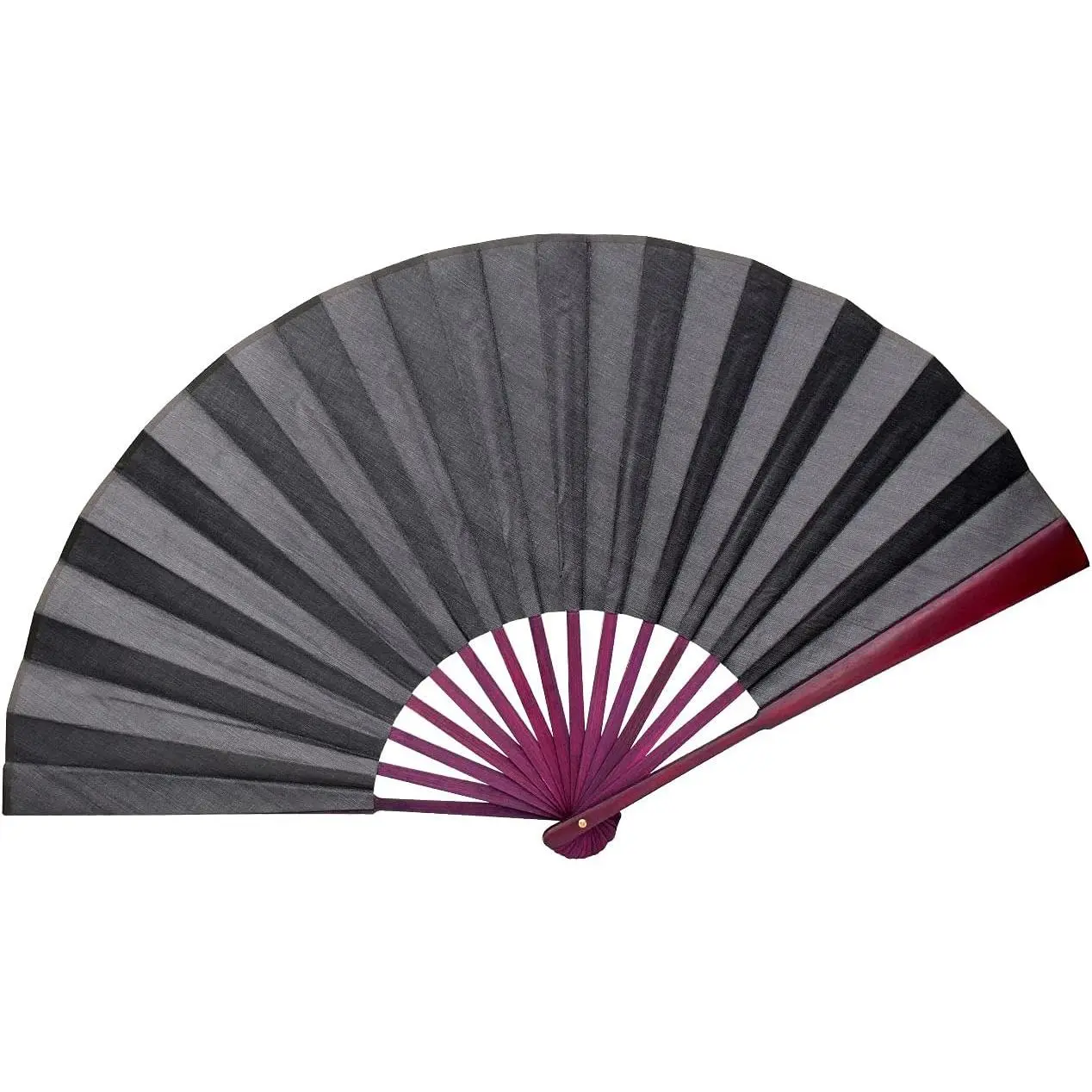 Chinese Folding Fan Hand Fan with Traditional Chinese Arts Handicraft Black 13inch
