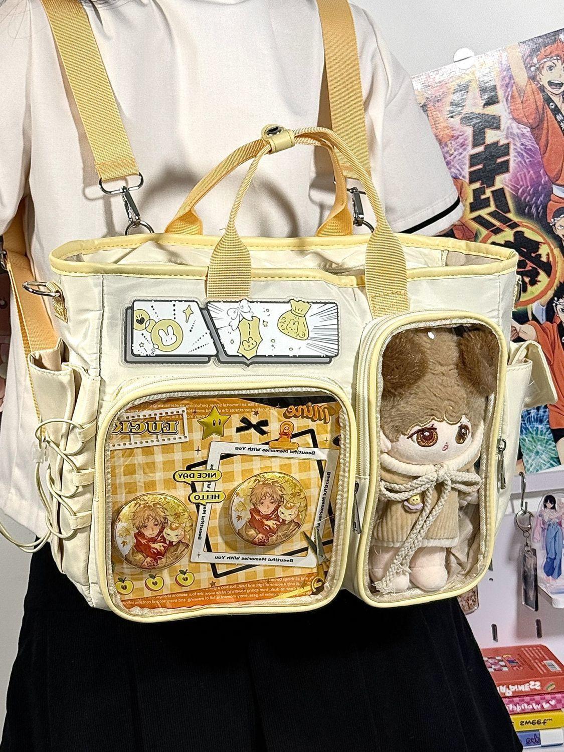 Japanese Cute Girl Ulzzang Ita Bag Daily Commuting School Bag Backpack Fashionable Y2K Shoulder Bag Dolls Bag Bags for Women