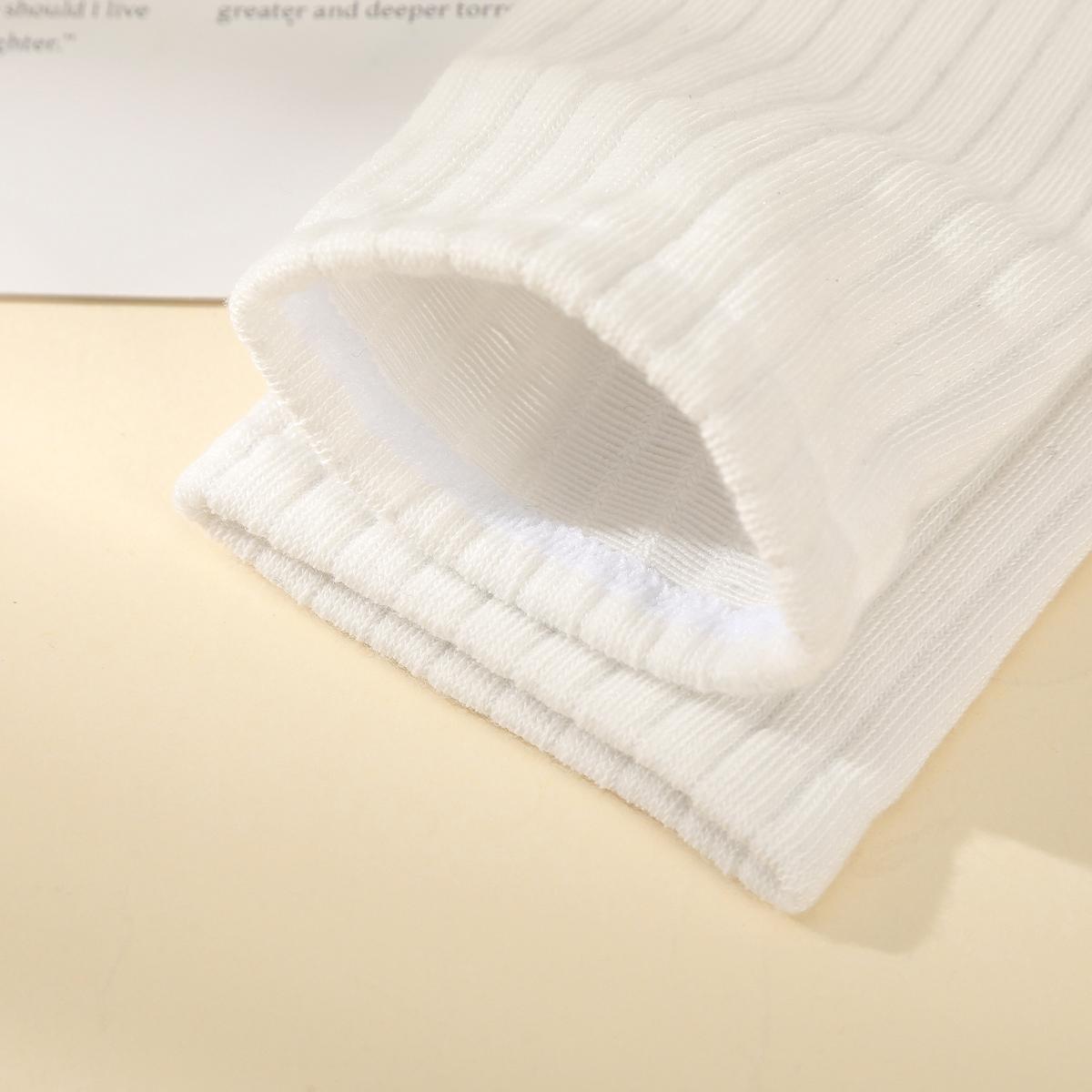 AWAYTR 1 Pair Women's Socks Medium Tube Socks Women's Sports Comfortable Anti Odor Soft Crew Socks