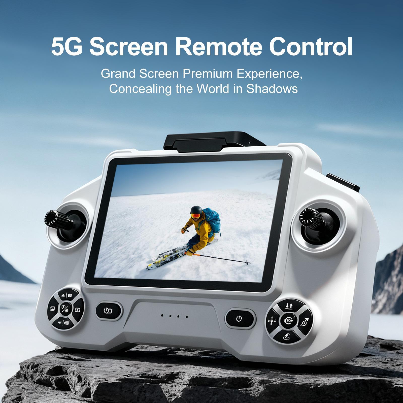 New Design GPS Drone with 180° ESC Camera 5G Large Screen Remote Control Lifting and Obstacle Avoidance Head Brushless Power GPS Return for Amateur Players.